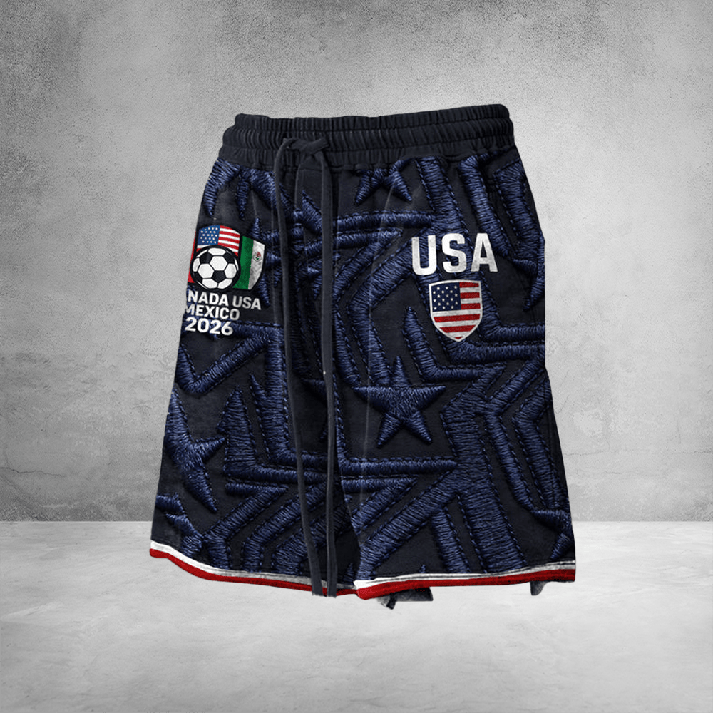 USA World Cup 2026 Shorts Can US Mex Host Attire USA Soccer Merch For Fan