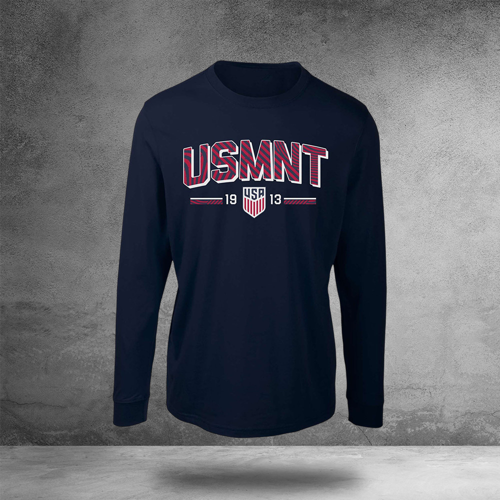 USMNT 1913 Long Sleeve Shirt World Cup 2026 USA Merch Game Day Fashion Soccer Fan Gifts