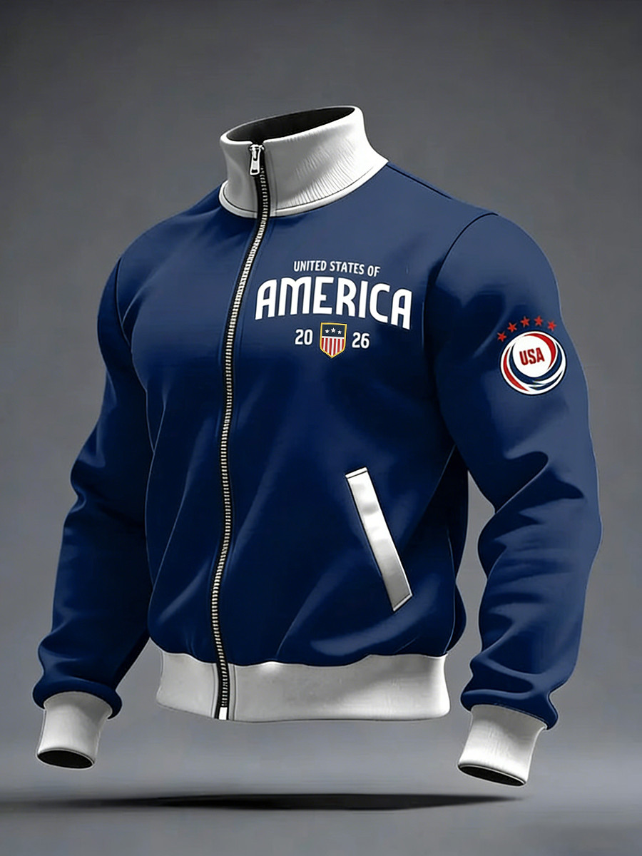 United States World Cup 2026 Jacket World Cup Clothing For Soccer Lovers