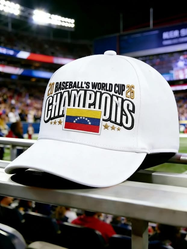 Venezuela Baseball Hat 2026 Baseball's World Cup Champions Cap World Baseball Classic Merch