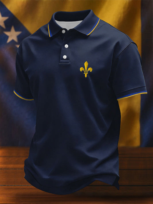 World Cup 2026 Bosnia Polo Shirt Bosnia World Cup Team Outfits For Soccer Players