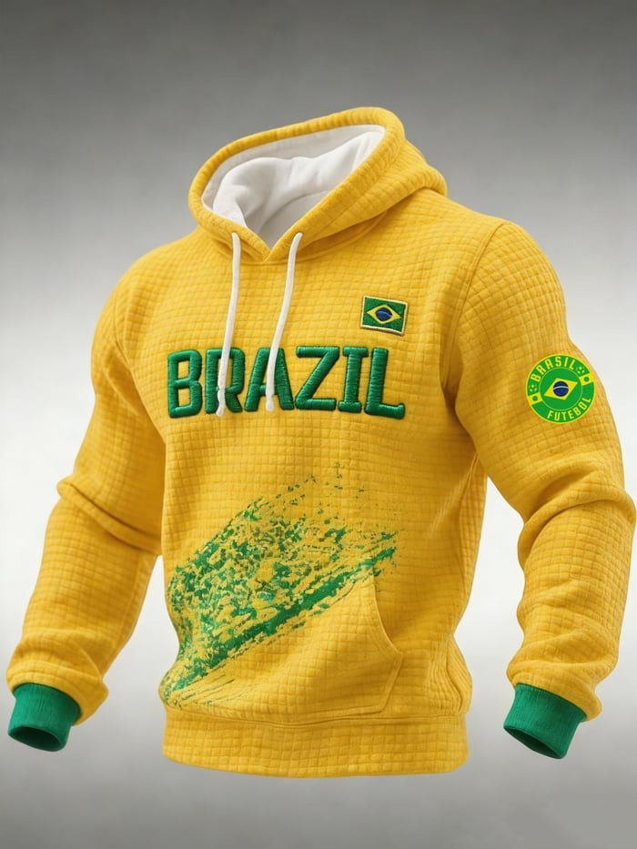 World Cup 2026 Brazil Merch Team Brazil Game Day Hoodie World Cup Apparel Fan Gifts