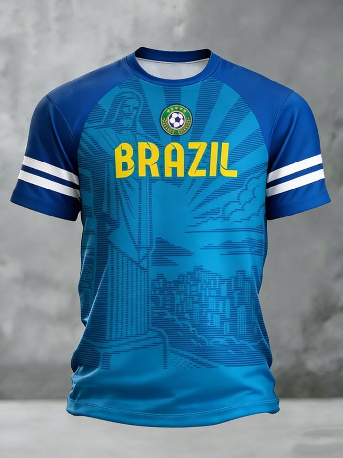 World Cup 2026 Brazil Merch Team Brazil Soccer Shirt Game Day Attire Soccer Fan Gifts