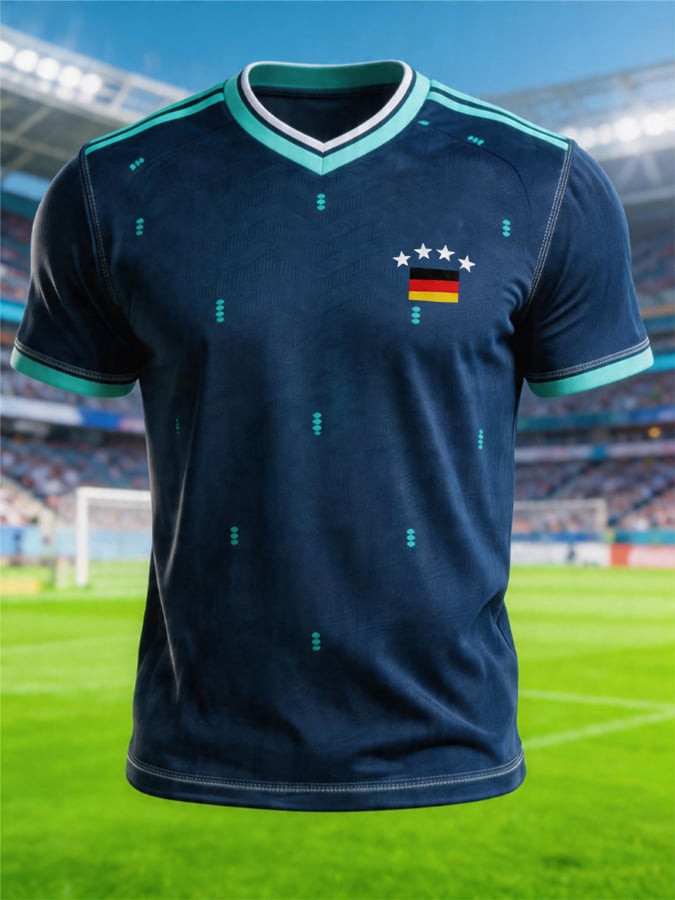 World Cup 2026 Germany V-Neck Shirt Germany World Cup Team Clothing Football Fan Gifts