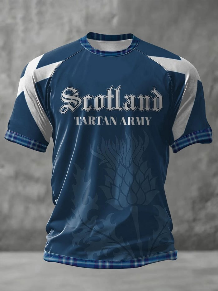 World Cup 2026 Scotland Merch Scotland Tartan Army Shirt For Soccer Lovers