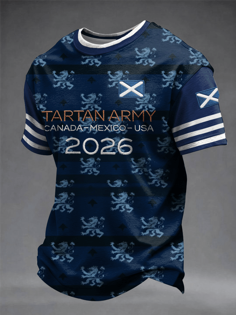 World Cup 2026 Scotland Merch Tartan Army 2026 Shirt Soccer Players For Fan