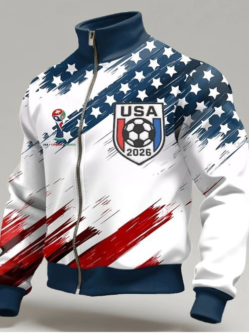 World Cup 2026 USA Jacket Game Day Outfits Soccer Apparel For World Cup Lovers
