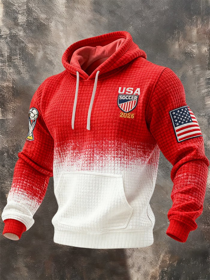 World Cup 2026 USA Merch Team USA Soccer Hoodie Game Day Attire For Dad
