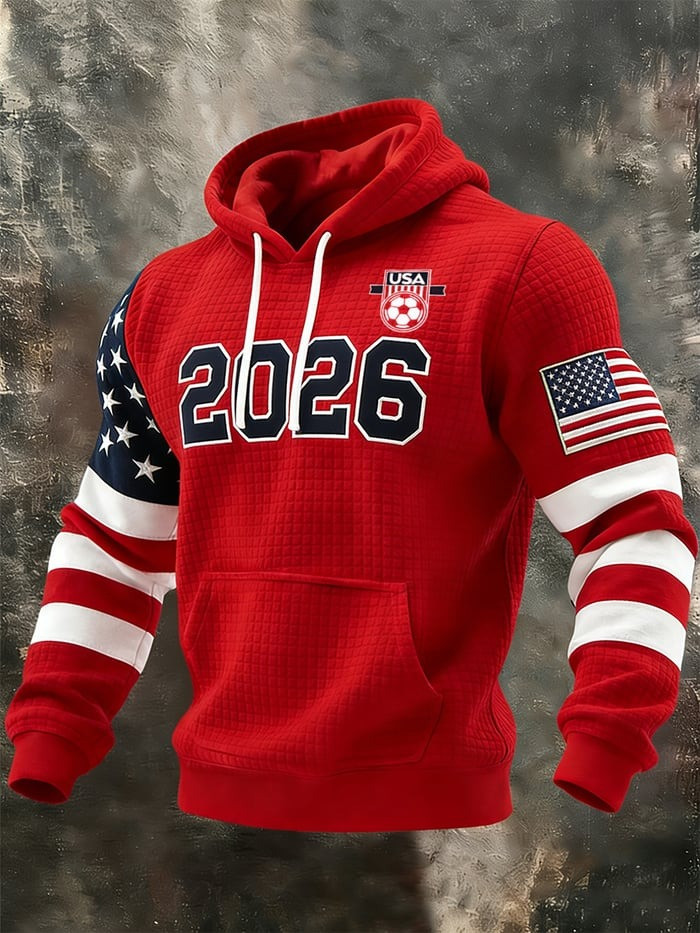 World Cup 2026 USA Merch Team USA Soccer Hoodie World Cup Apparel Soccer Fan Gifts
