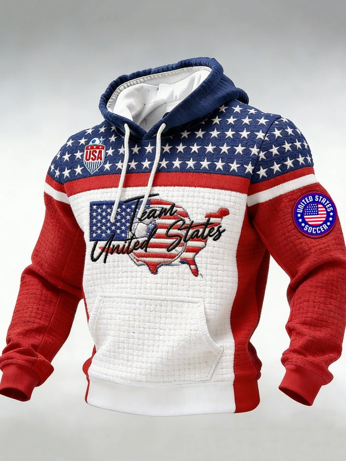 World Cup 2026 USA Merch Team United States Hoodie Game Day Apparel Soccer Fan Gifts