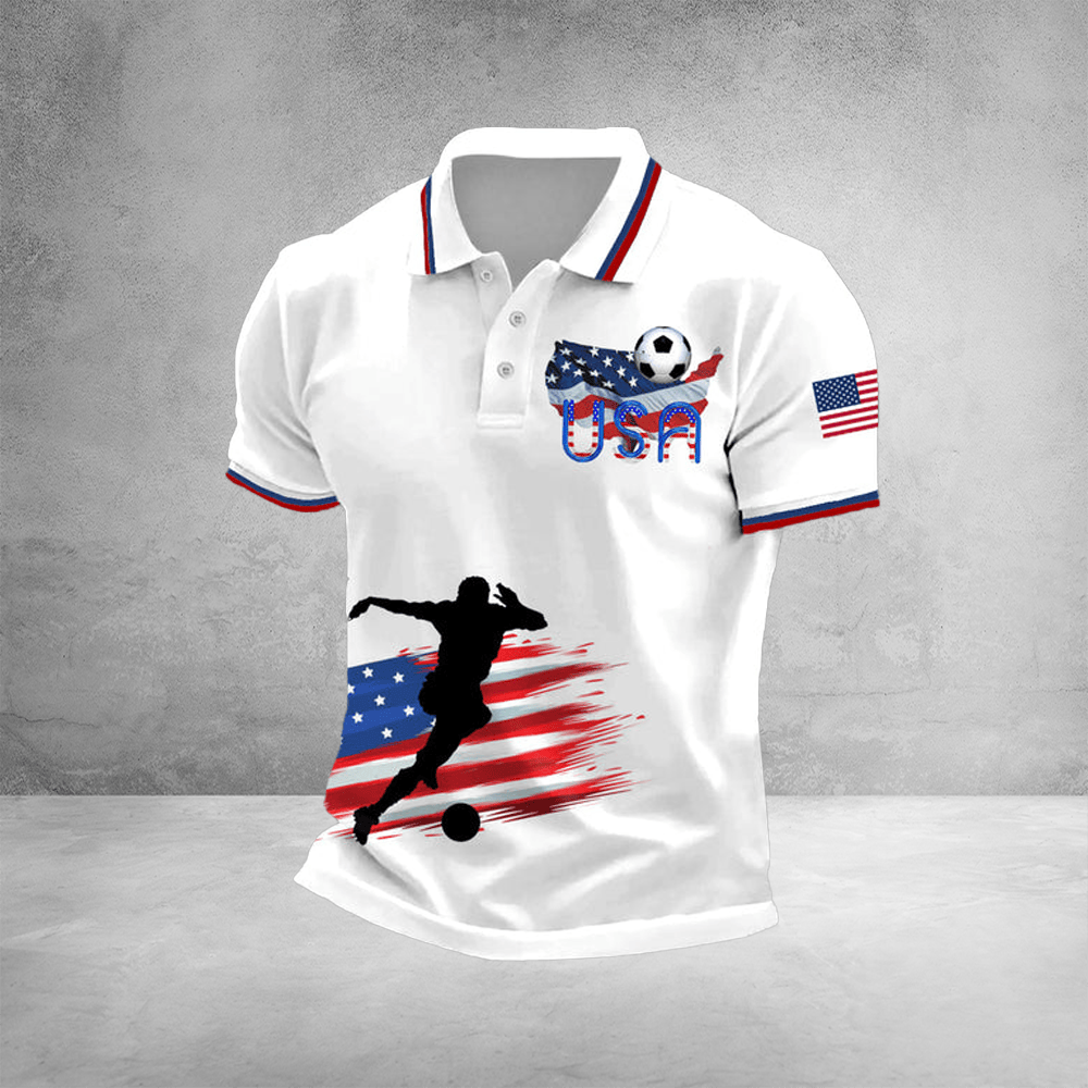 World Cup 2026 USA Polo Shirt FIFA Apparel Soccer Lovers For Boyfriend