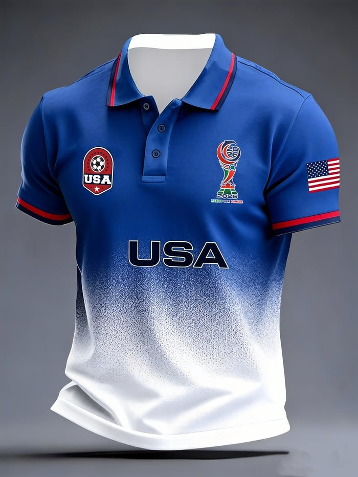 World Cup 2026 USA Polo Shirt Game Day Outfits World Cup Merch Best Gifts For Husband