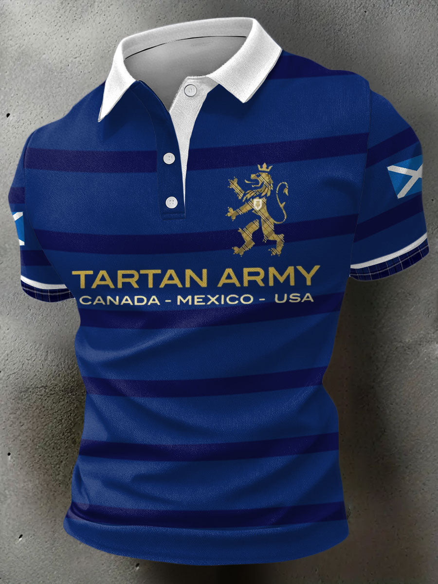 World Cup Scotland Games Merch Tartan Army 2026 Polo Shirt Best For Soccer Lovers