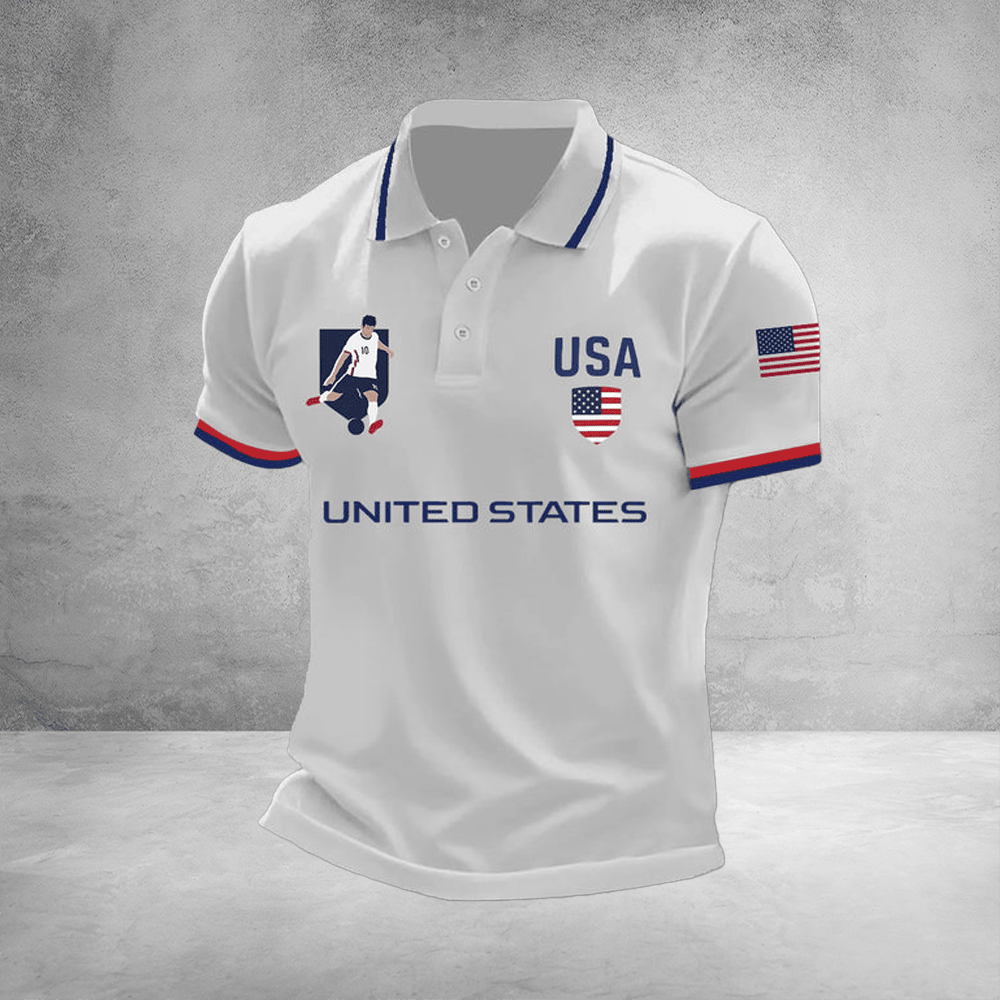 World Cup USA 2026 Polo Shirt USA Soccer Merchandise Match Day Outfits Gifts Idea