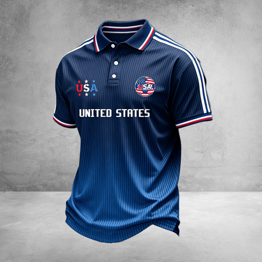 World Cup USA 2026 Polo Shirt USA Soccer Merchandise Sports Apparel Soccer Fan Gifts