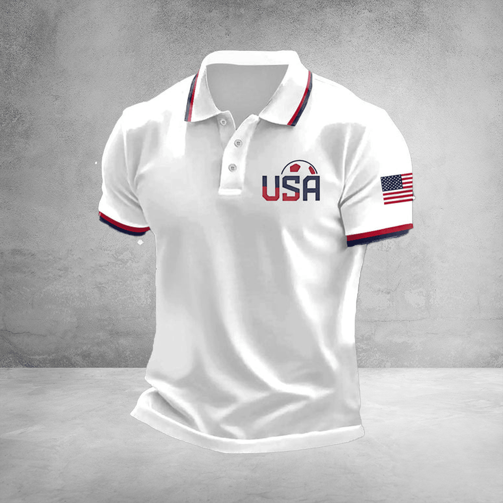 World Cup USA 2026 Polo Shirt USA Soccer Merchandise Sports Lovers Gifts Idea