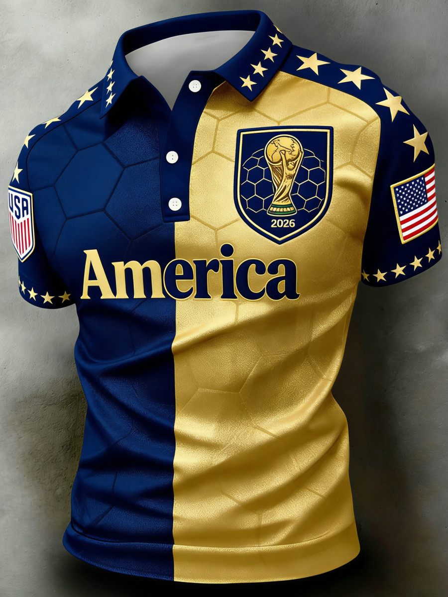 World Cup USA 2026 Polo Shirt World Cup In America Outfits For FIFA Fan