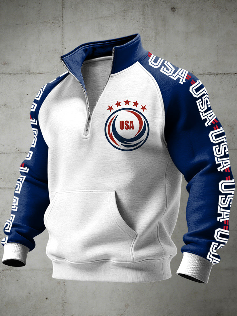 World Cup USA 2026 Zip Sweatshirt USA Sports Apparel World Cup Fan Gifts Idea