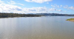 Map of Advancetown Lake, QLD