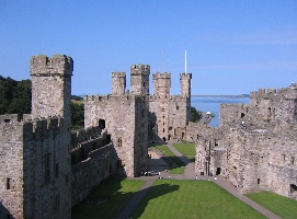 Caernarfon England Castle
