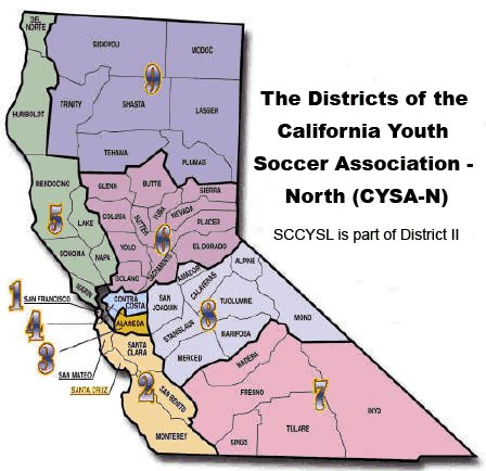 Welcome to 
               the Santa Cruz County Youth Soccer League