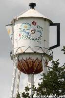 Coffee Pot and Cup Water Towers