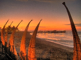 Huanchaco Peru Beach