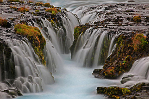 Bruarfoss Waterfall