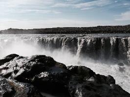 Husavik Iceland Waterfall