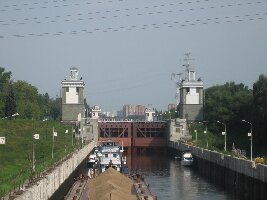 Gateway number 7 of the Moscow Canal