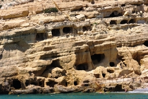 Matala Greece Cave