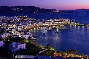 Mikonos Greece Town