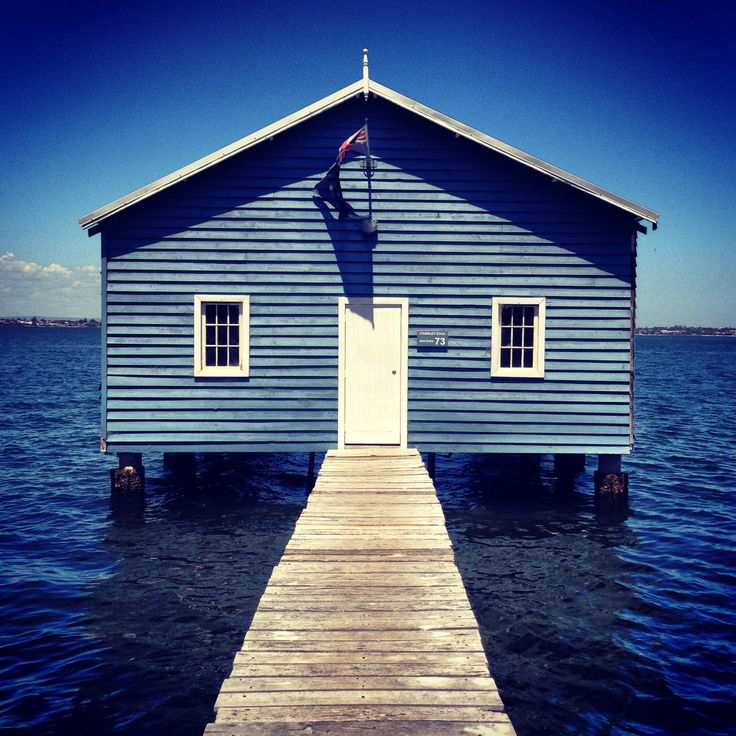 Crawley Edge Boatshed (Blue Boat House)