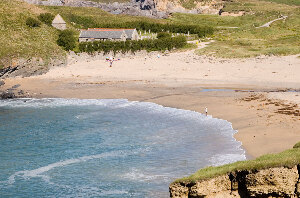 Gunwalloe Church Cove Beach