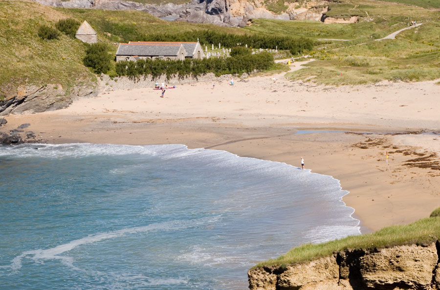 Gunwalloe Church Cove Beach