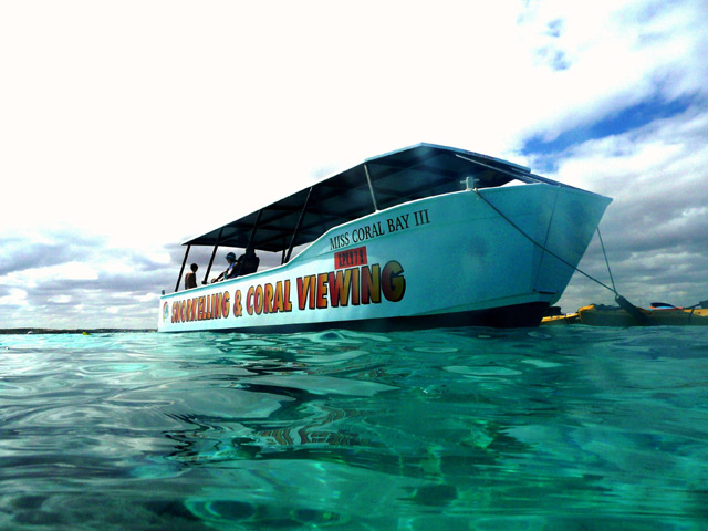Coral Bay Snorkel  Tours - Glass Bottom Boat