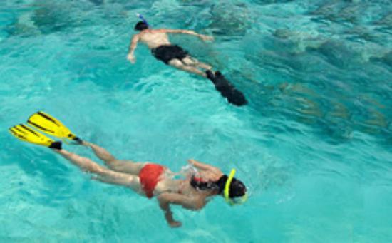 Caye Caulker Snorkel Tours - on the Scorpian
