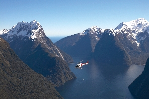 Milford Sound New Zealand Helicopter