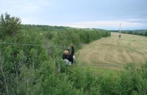 Smoky Lake Canada Zipline