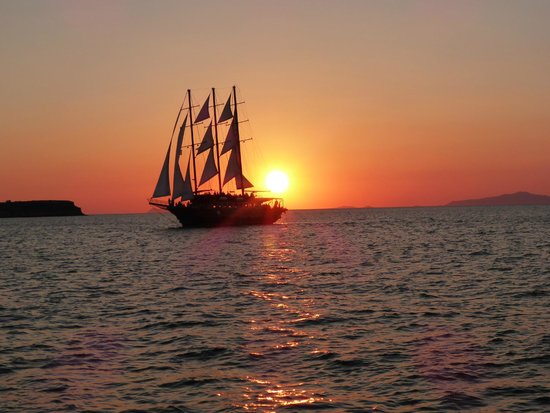 Sunset Oia Sailing Cruises