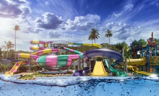 Samui Water Park Pink Elephant