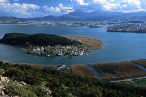 Ioannina  Town Greece Lake
