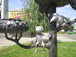 Monument to the Kitten from Lizyukov Street