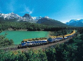 The Rocky Mountaineer Train