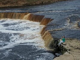 Leningrad Oblast Russia Waterfall