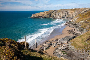 Trebarwith Strand Beach