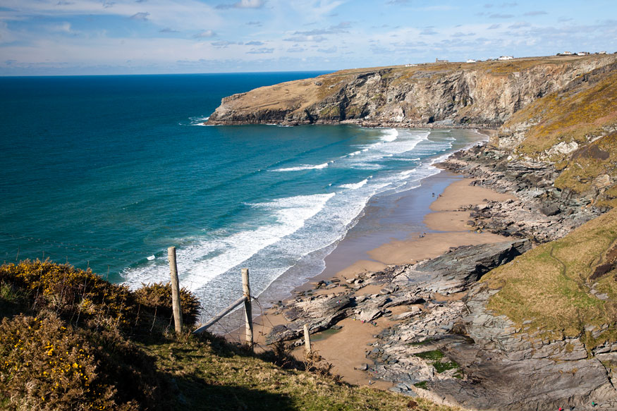 Trebarwith Strand Beach