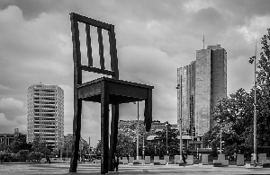 Broken Chair Sculpture