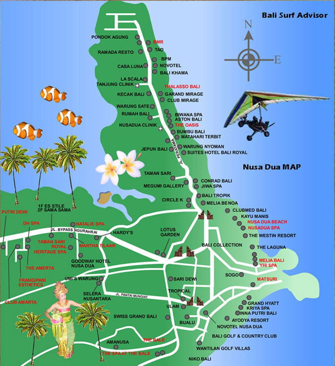 Maps Bali Tour