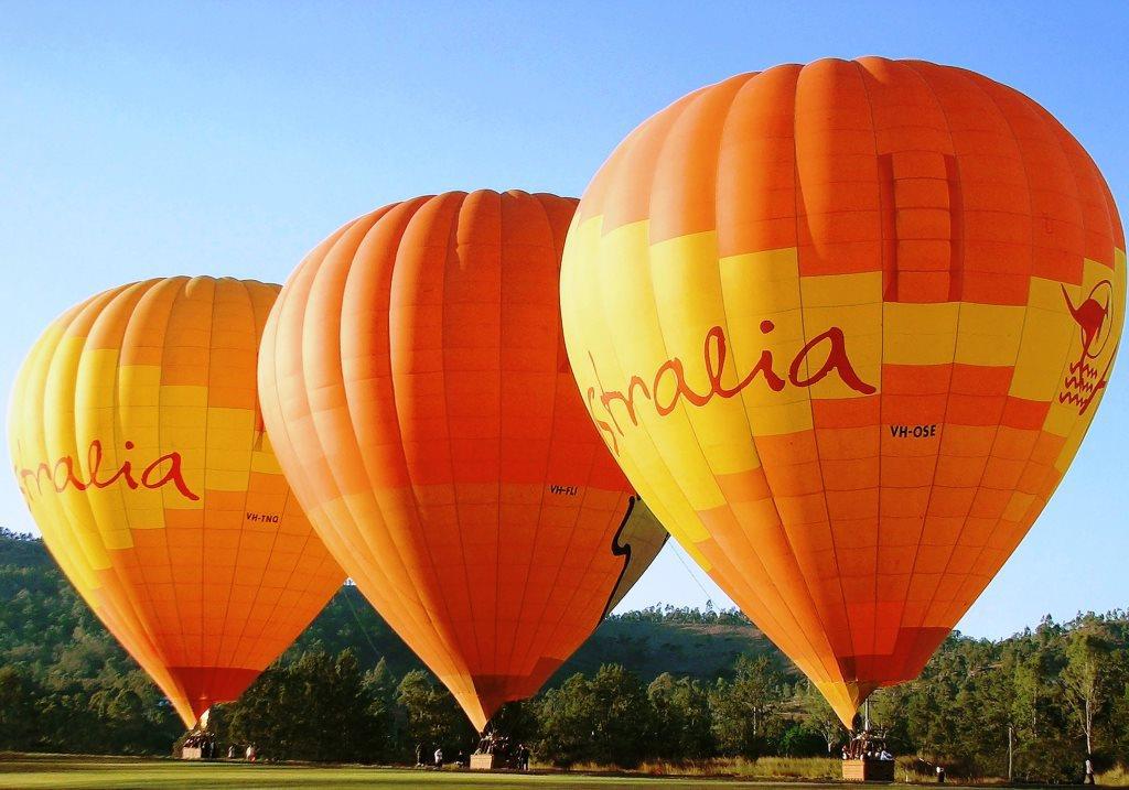 Hot Air Balloon Brisbane & Canungra Vineyards